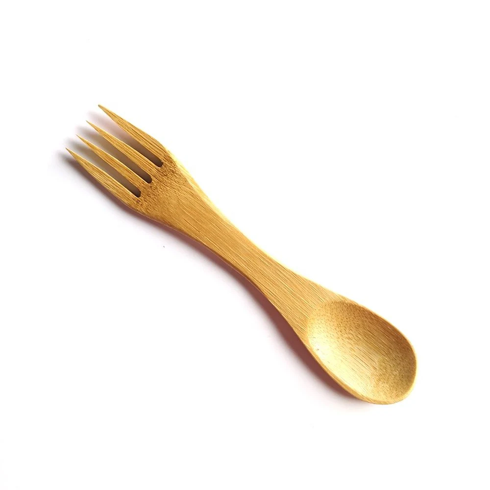 Wholesale Reusable Bamboo Spork Accept Customized